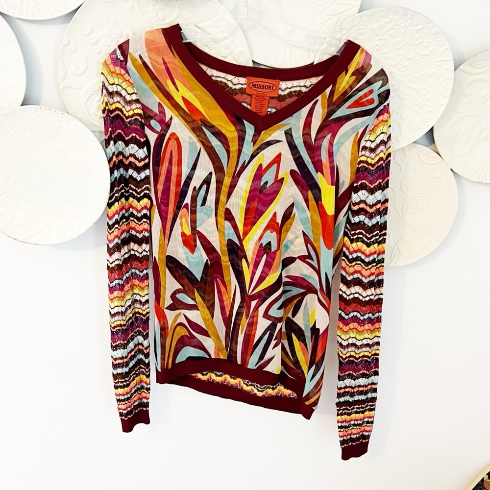 Small Missoni For Target Chevron Knit Top - Picture 2 of 4